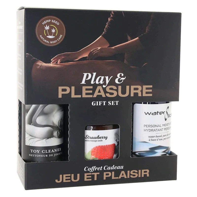 Hemp Seed Play & Pleasure Gift Set - Vanilla